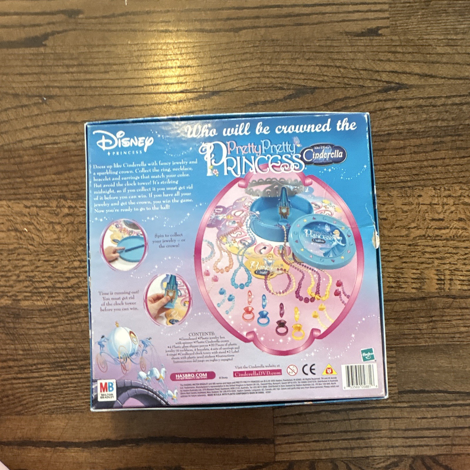 Milton Bradley Pretty Pretty Princess Cinderella Special Ed 2-4 Age 5+