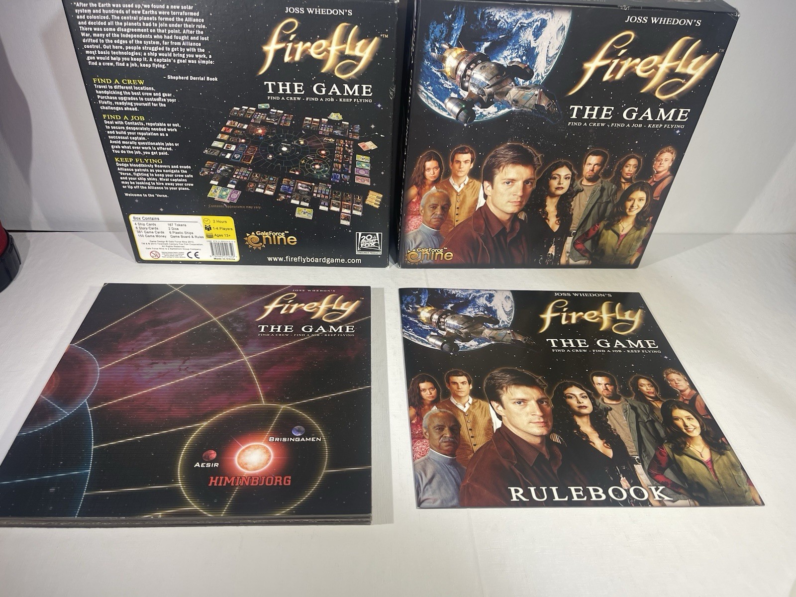 RARE Firefly: The Game Board Game Joss Whedon Gale Force Nine, Complete