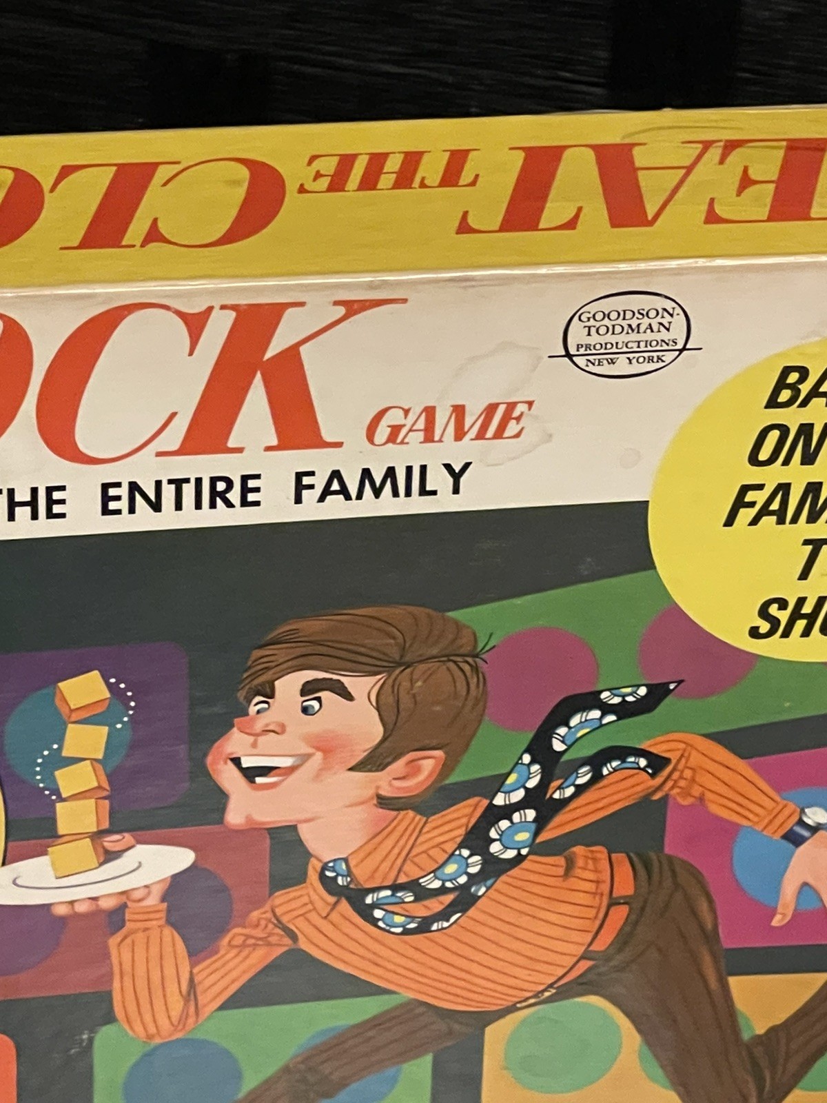 VTG 1969 Beat the Clock TV Game 1st Edition Family Fun Stunts Minute to Win It