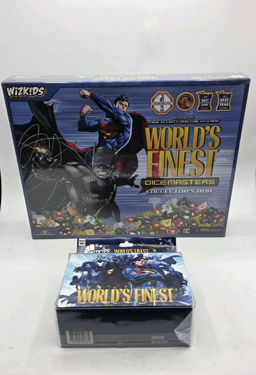 Dice Masters World’s Finest Collector’s Box & Team Box WizKids DC Comics Sealed