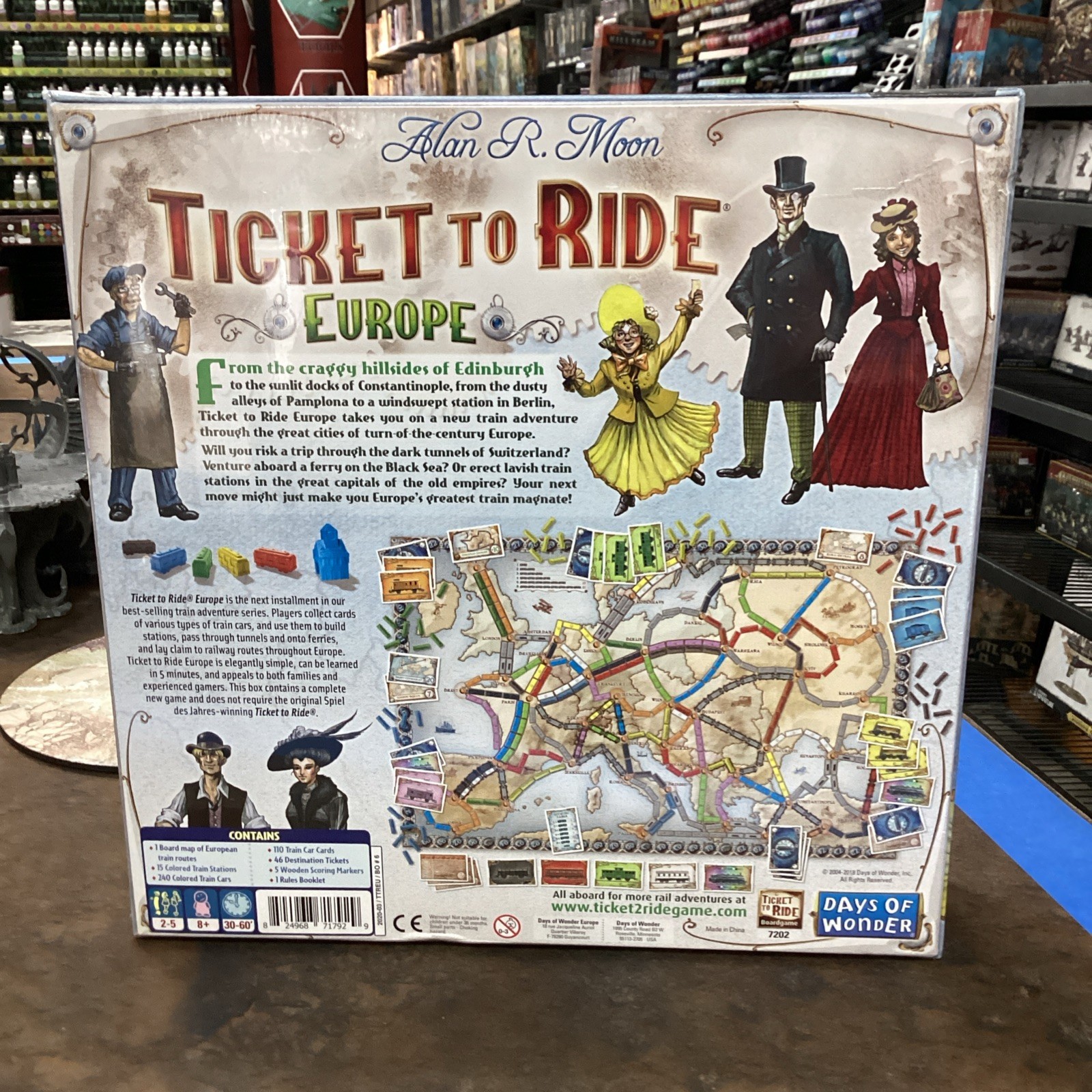 Days of Wonder Ticket to Ride Europe Board Game – DO7202