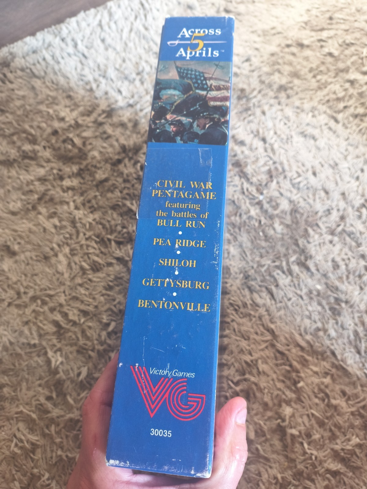 Across 5 Aprils, Victory Games 1992 Civil War Pentagame VG