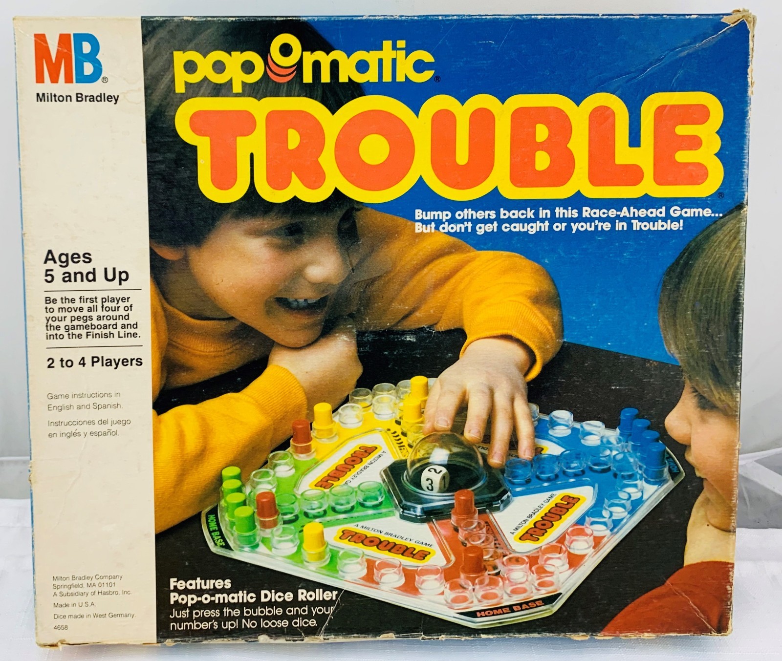 1986 Trouble Game by Milton Bradley Complete in Great Condition FREE SHIPPING