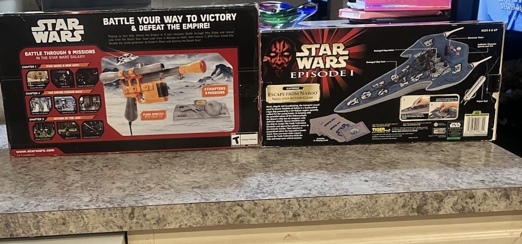 Lot Of Star Wars Electronic Skill and Action Games