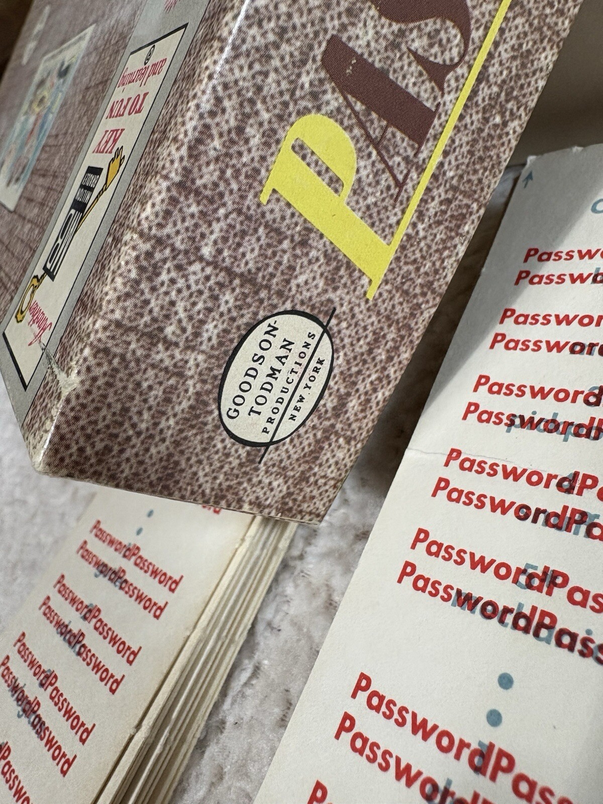 1962 Milton Bradley Password Game #4260 Complete Made In USA Vintage
