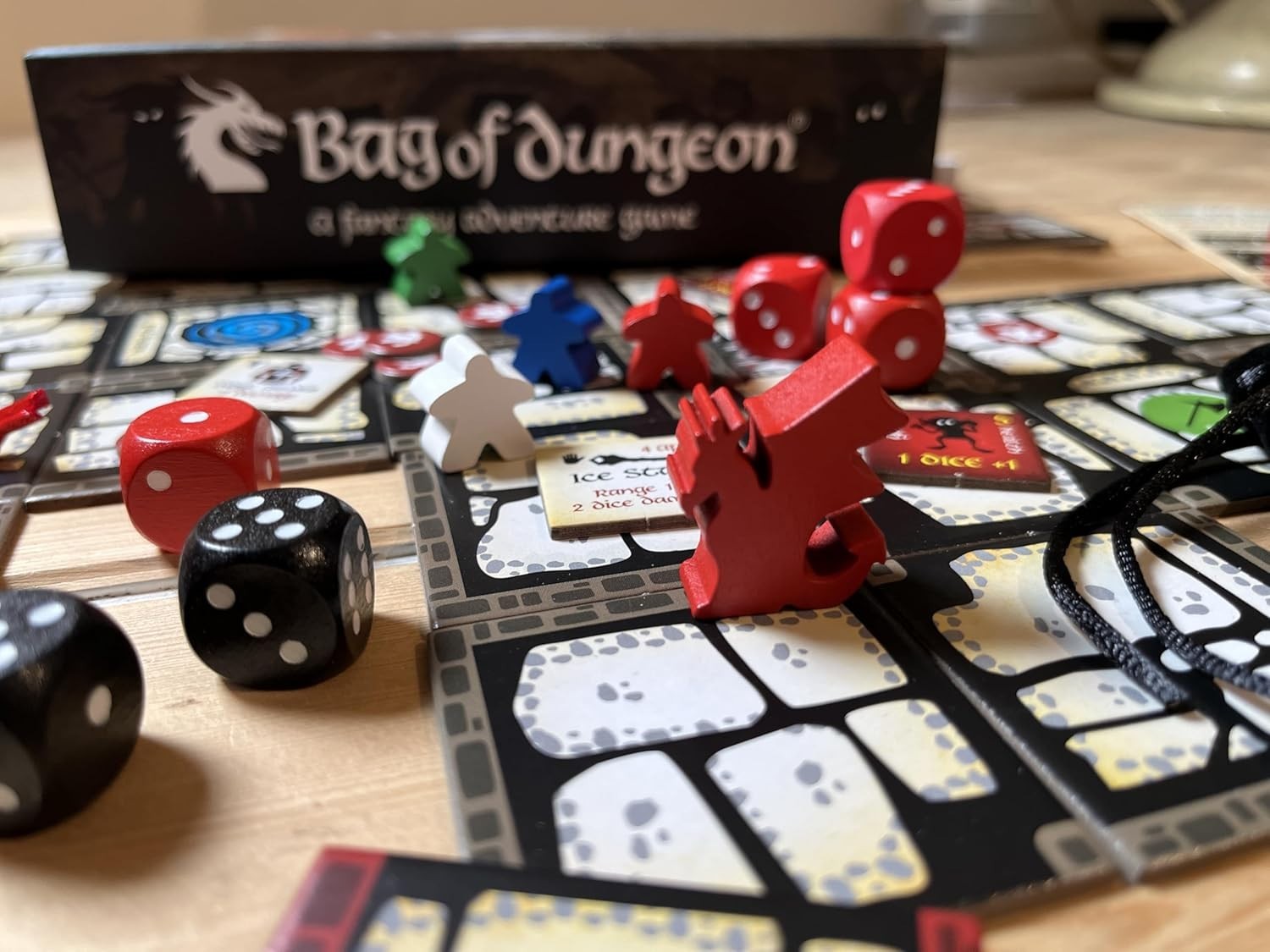 Fantasy Board Game 1-4 Players Ages 7+ Endless Replayability Dungeon Crawler