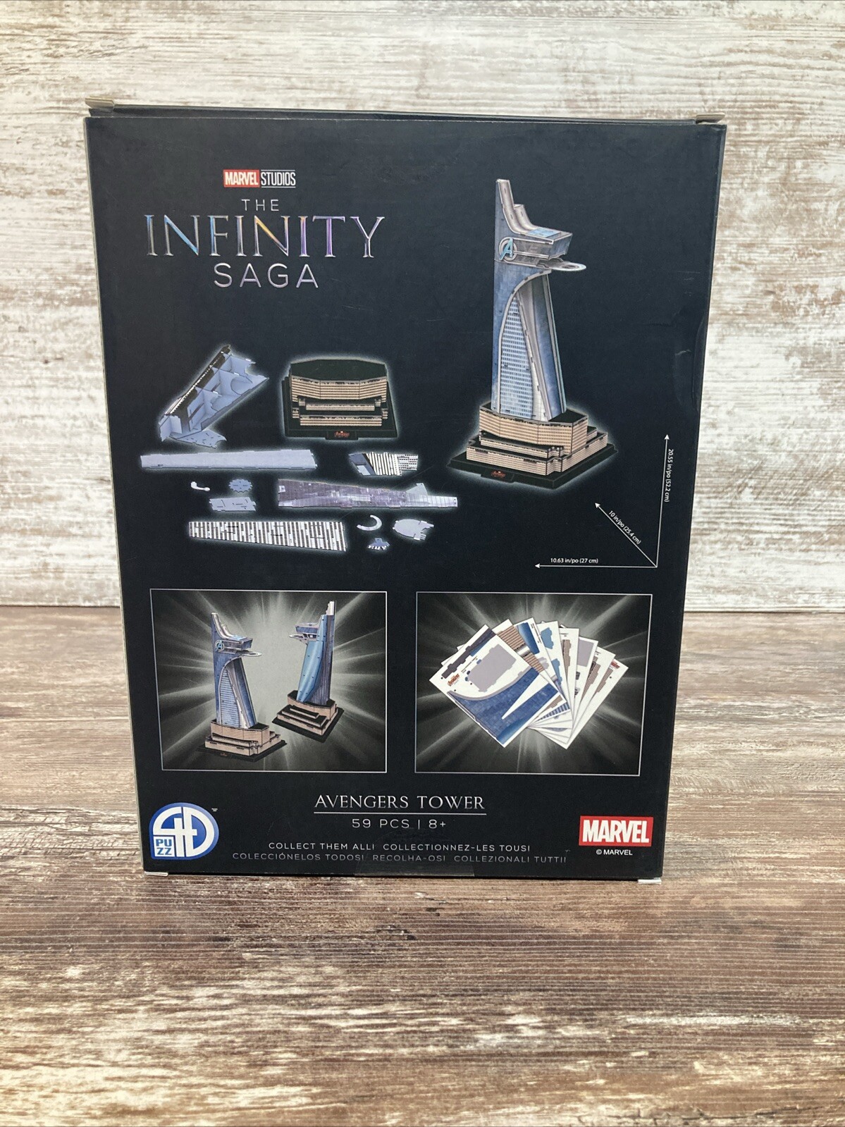 Marvel Avengers Tower 3D Puzzle 59 Pieces The Infinity Saga ULTRON 4D – COMPLETE
