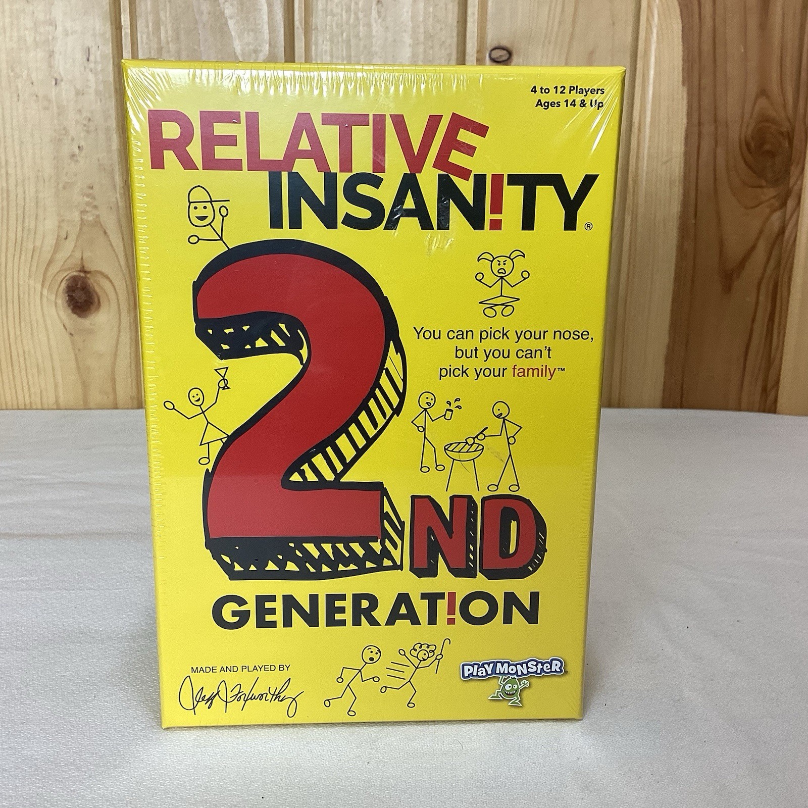 Relative Insanity 2nd Generation Game New In Sealed Box 2022 Play Monster