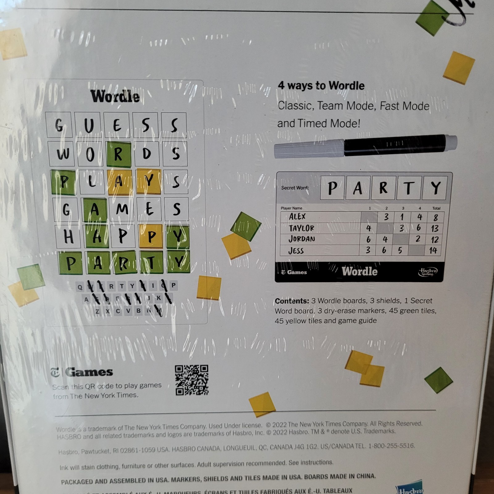 Wordle The Party Game for 2-4 Players, Ages 14 and Up, The New York Times