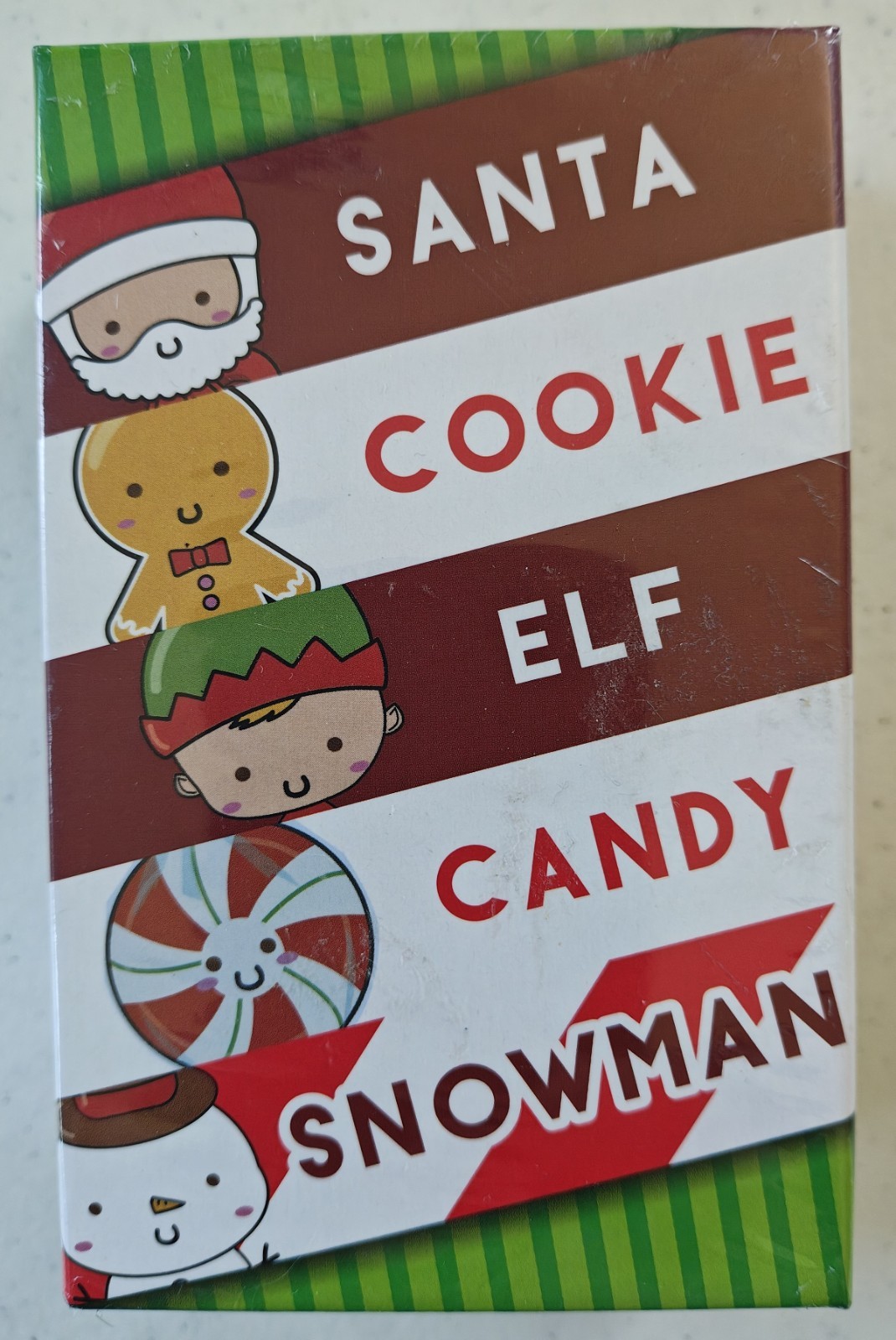 Santa Cookie Elf Candy Snowman Card Game Taco Cat