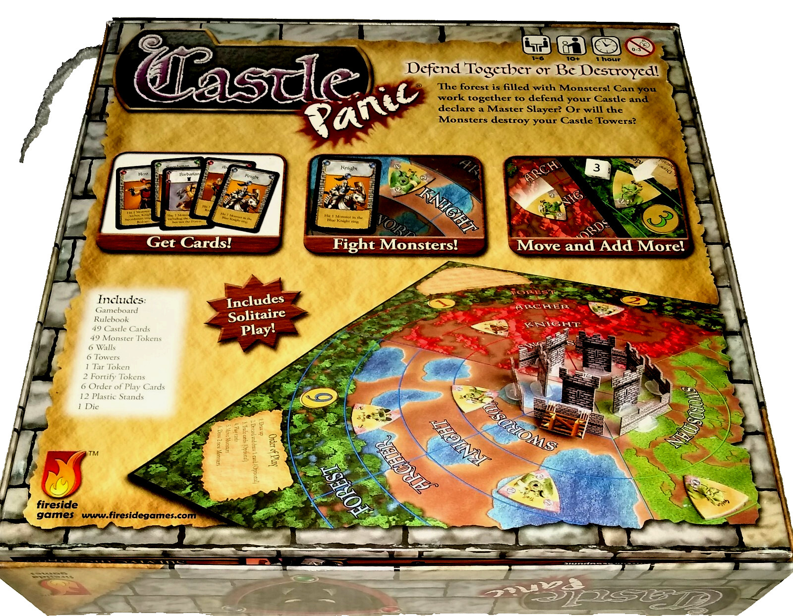 Castle Panic – A Cooperative Tower Defense Game – Cards Sealed – Good Condition