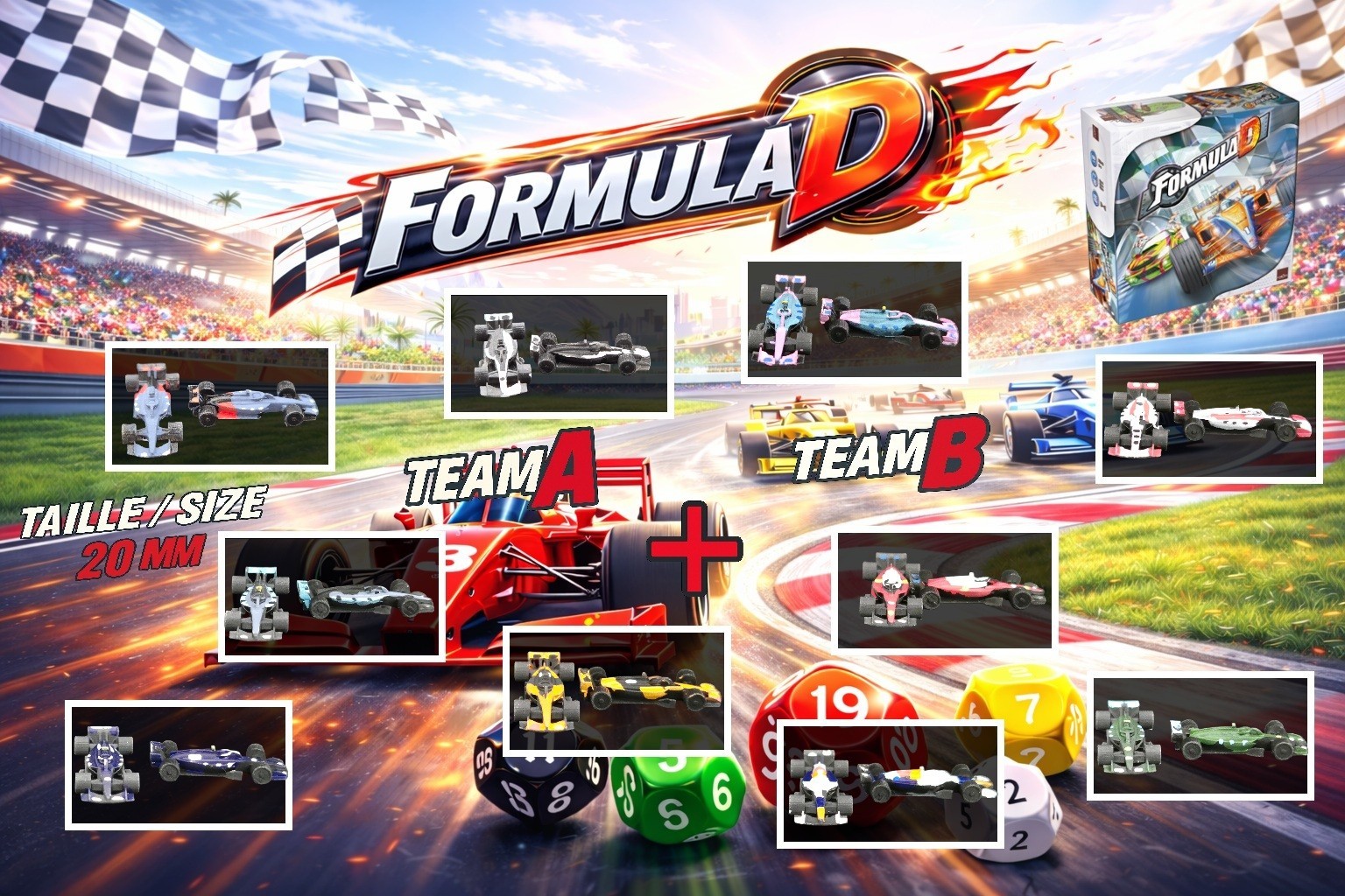 F1 Cars Set Formula D One 20 Miniature Cars Collection 2026