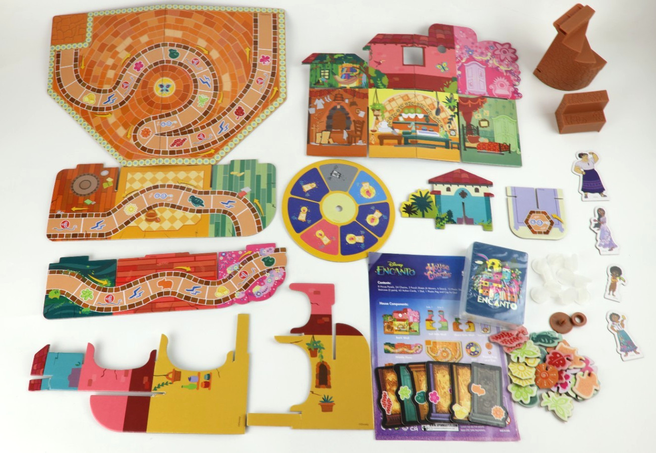 Disney Encanto House of Charms Board Game Family Fun for Kids Ages 5 and Up
