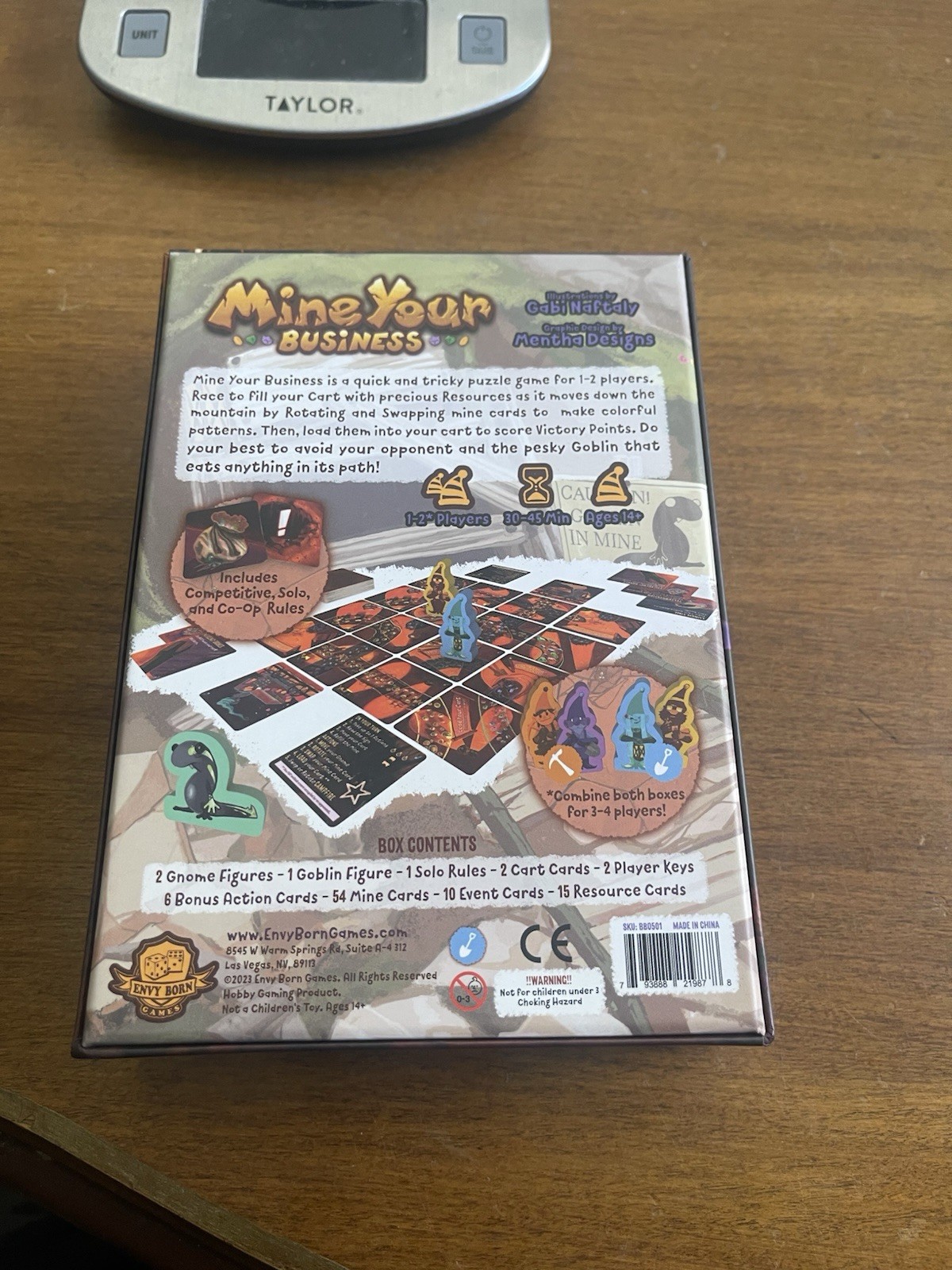 Envy Born Board Game Mine Your Business (New)