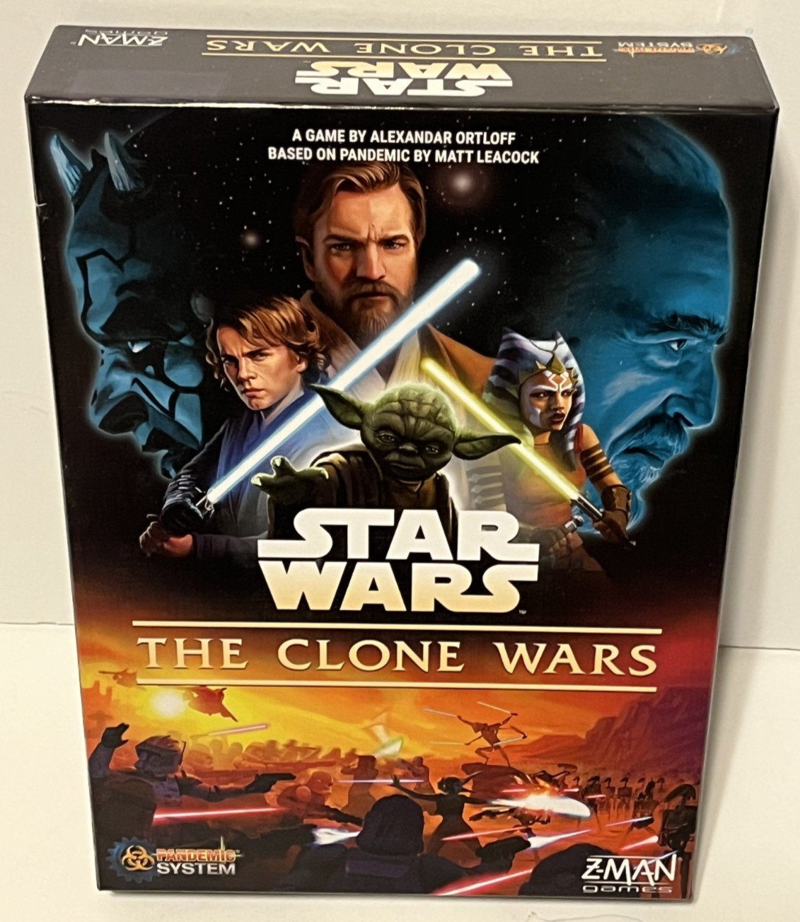 Star Wars: The Clone Wars Board Game Z-Man Games 100% Complete