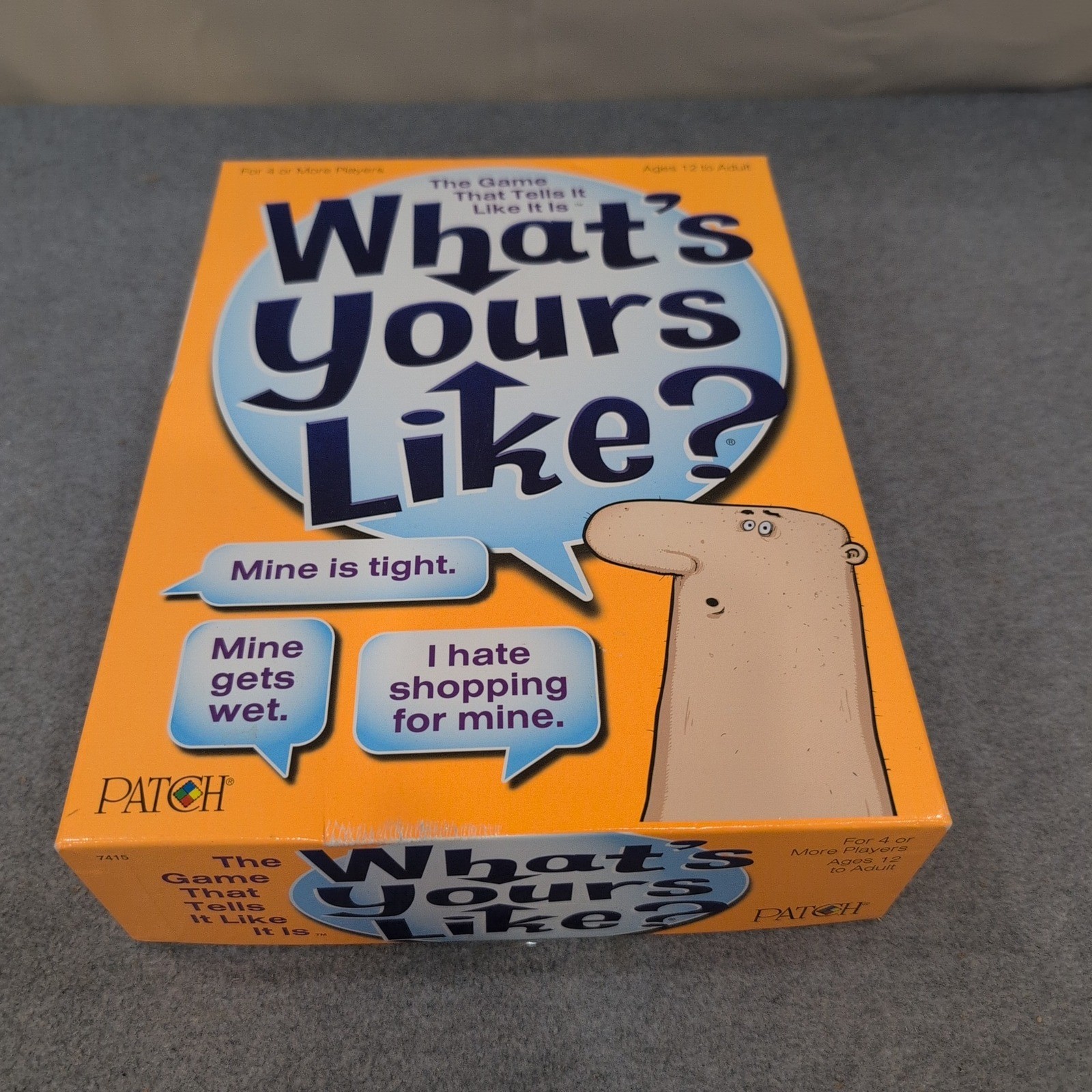 Patch Products What’s Yours Like? Party Board Game 7415 Ages 12+ 4+ Players