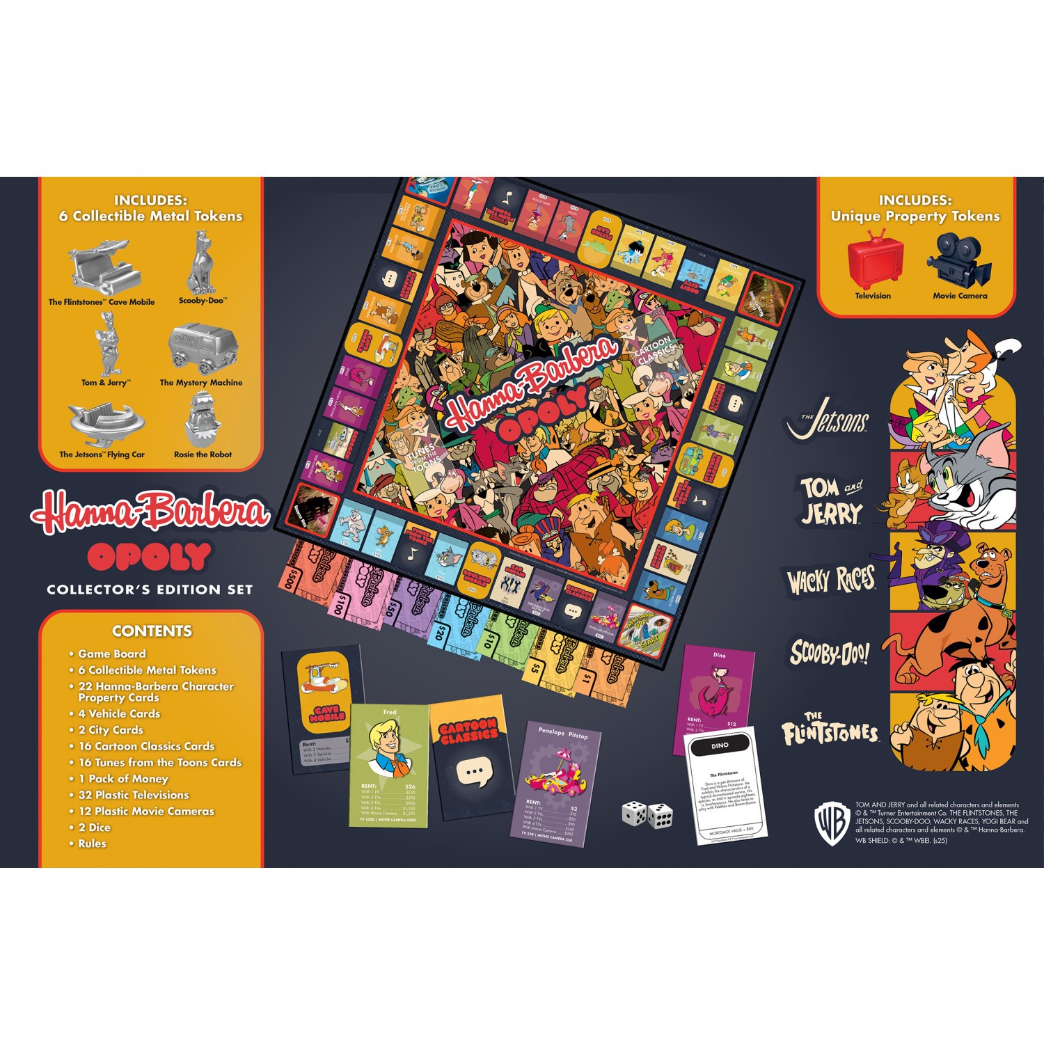MasterPieces – Hanna-Barbera Opoly Board Game Board Game
