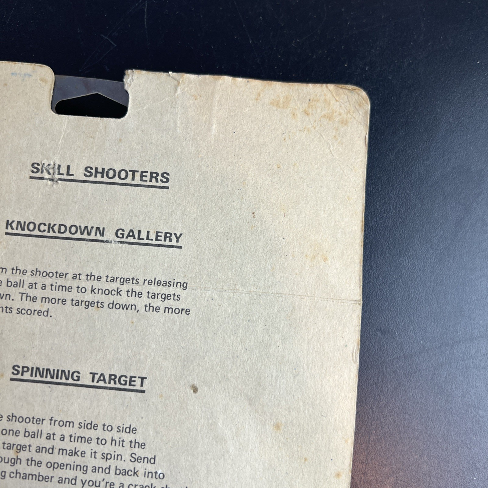 VTG Legend Of Zelda Skill Shooter On Original Card 1988 Toy Skill Game Largo