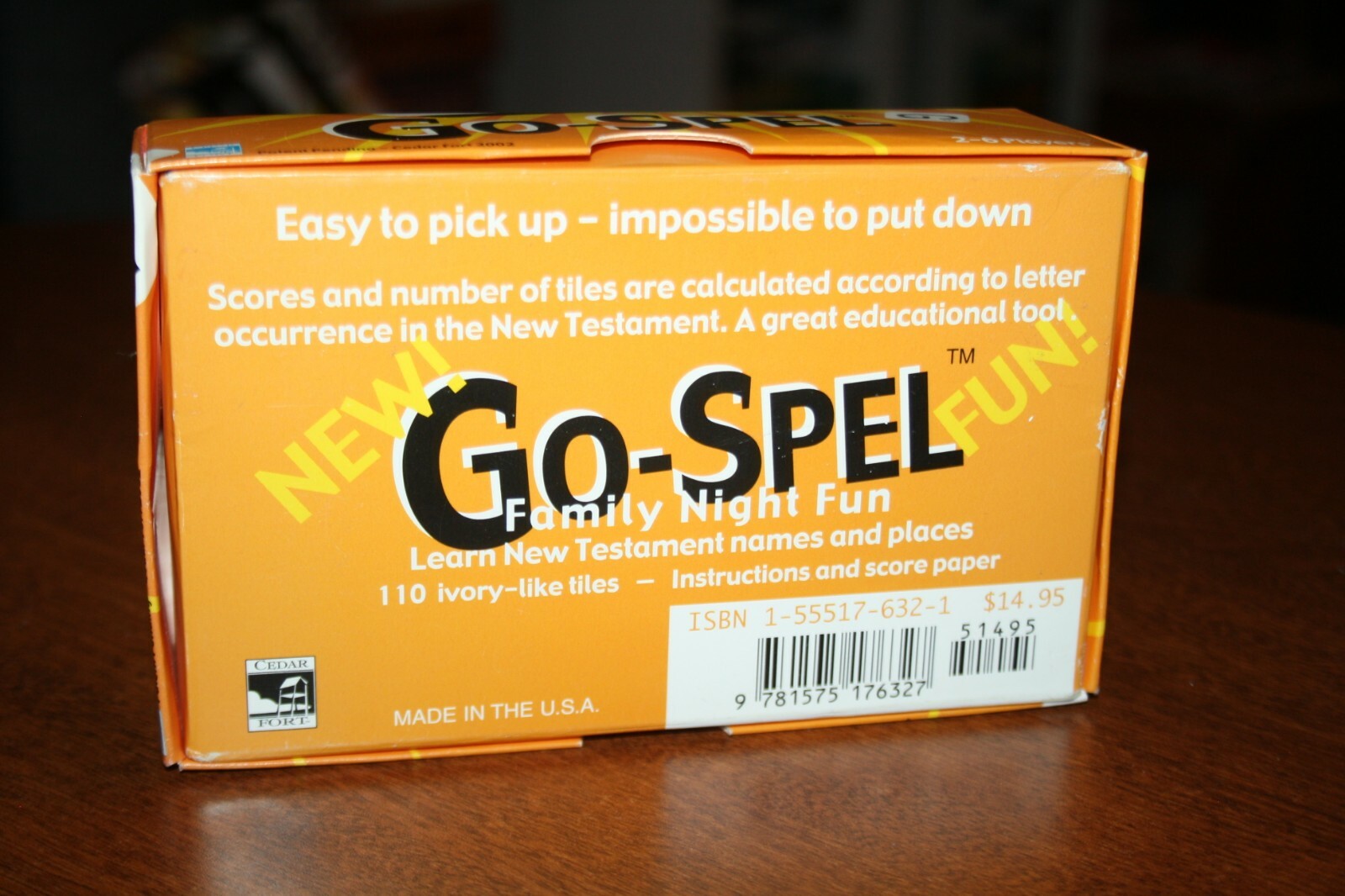 New Testament Edition Go-Spel Ultimate Game of Turbo Crosswords -Cedar Fort 2002