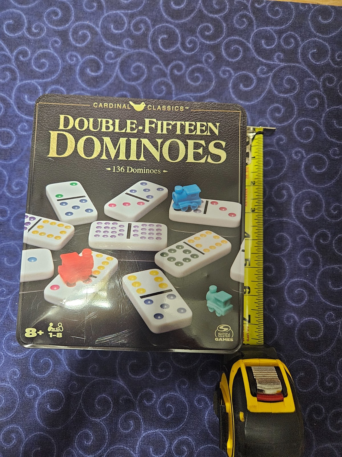 New Cardinal Classics Double Fifteen Dominoes 136 Tile Game Set – Brand New!