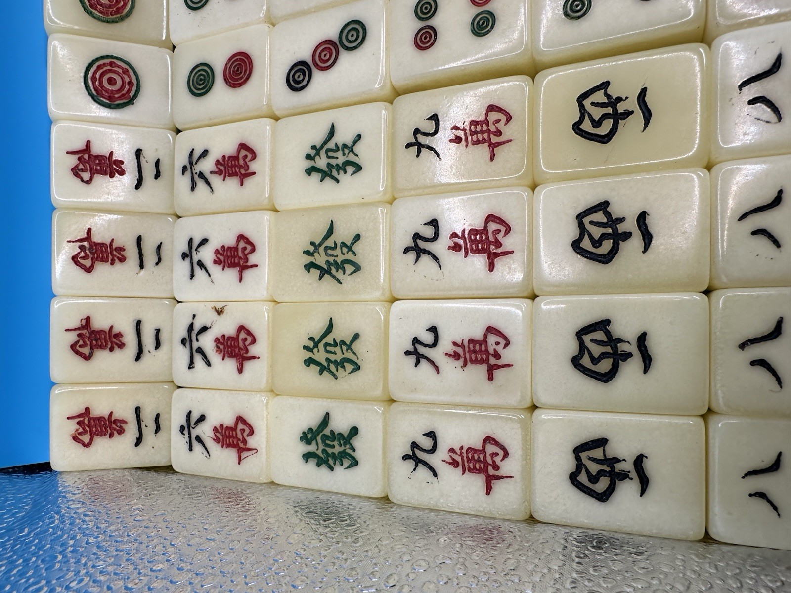Vintage Premium/Deluxe Boxed Mahjong Tiles