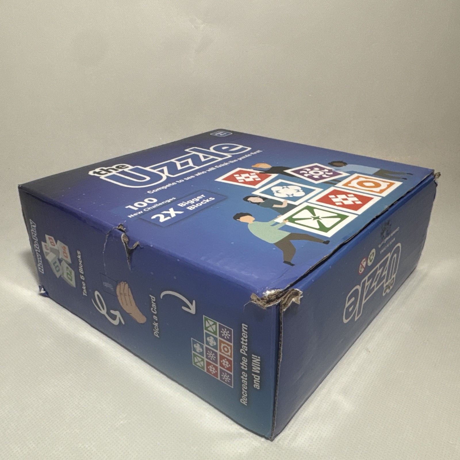 THE UZZLE 2.0 Popular Card / Board Game Family Adults Kids 4+ 100 New Challenges