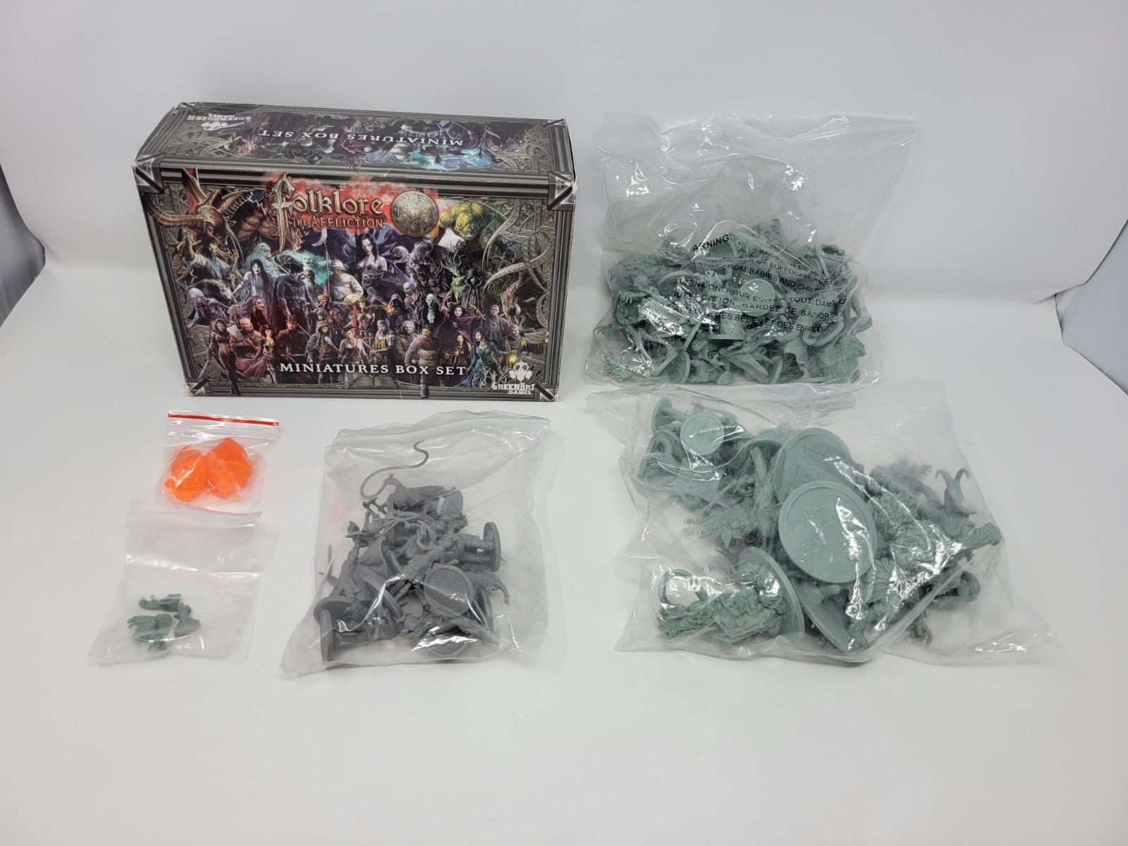 Greenbrier Board Game Folklore The Affliction Miniatures Box Set All Figures
