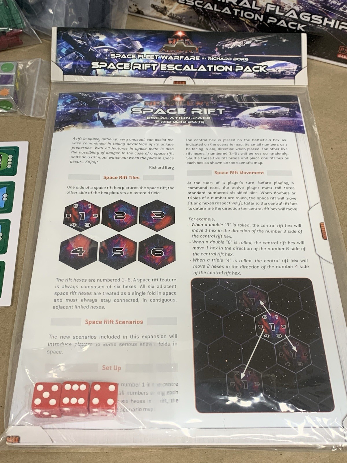 Red Alert Space Fleet Warfare Board Game Lot Core + Exps *NEW* by Richard Borg
