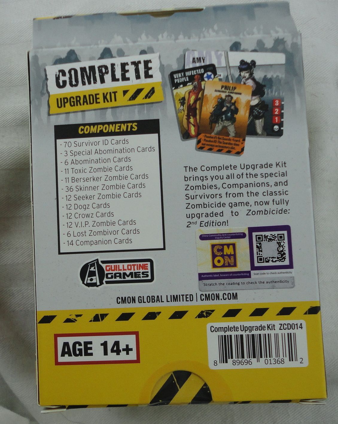 Zombicide 1st Edition to 2nd Complete Upgrade Kit CMON ASMZCD014 Zombiecide