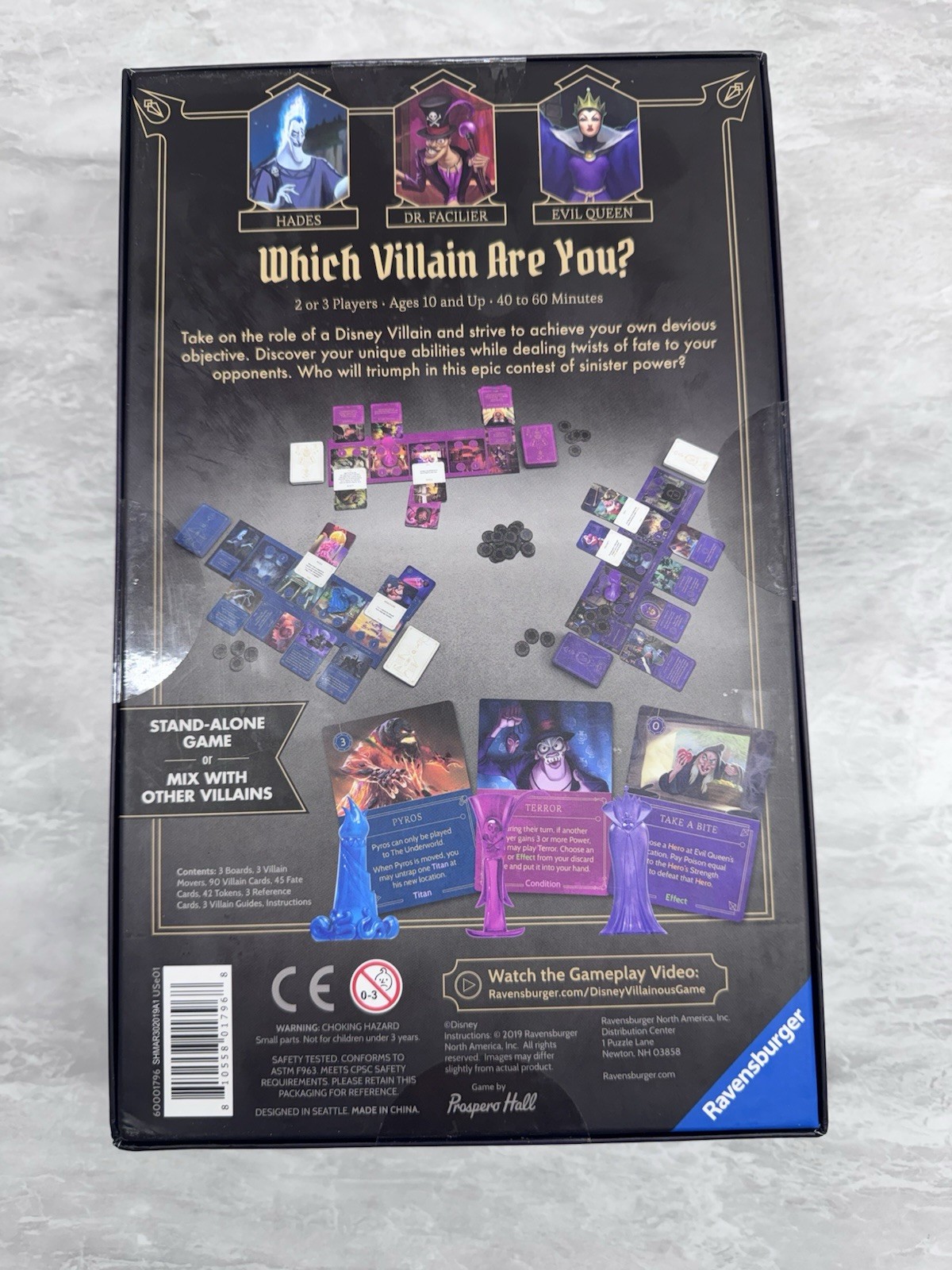 Disney Villainous Board Game The Worst Takes It All and Wicked to the Core Set