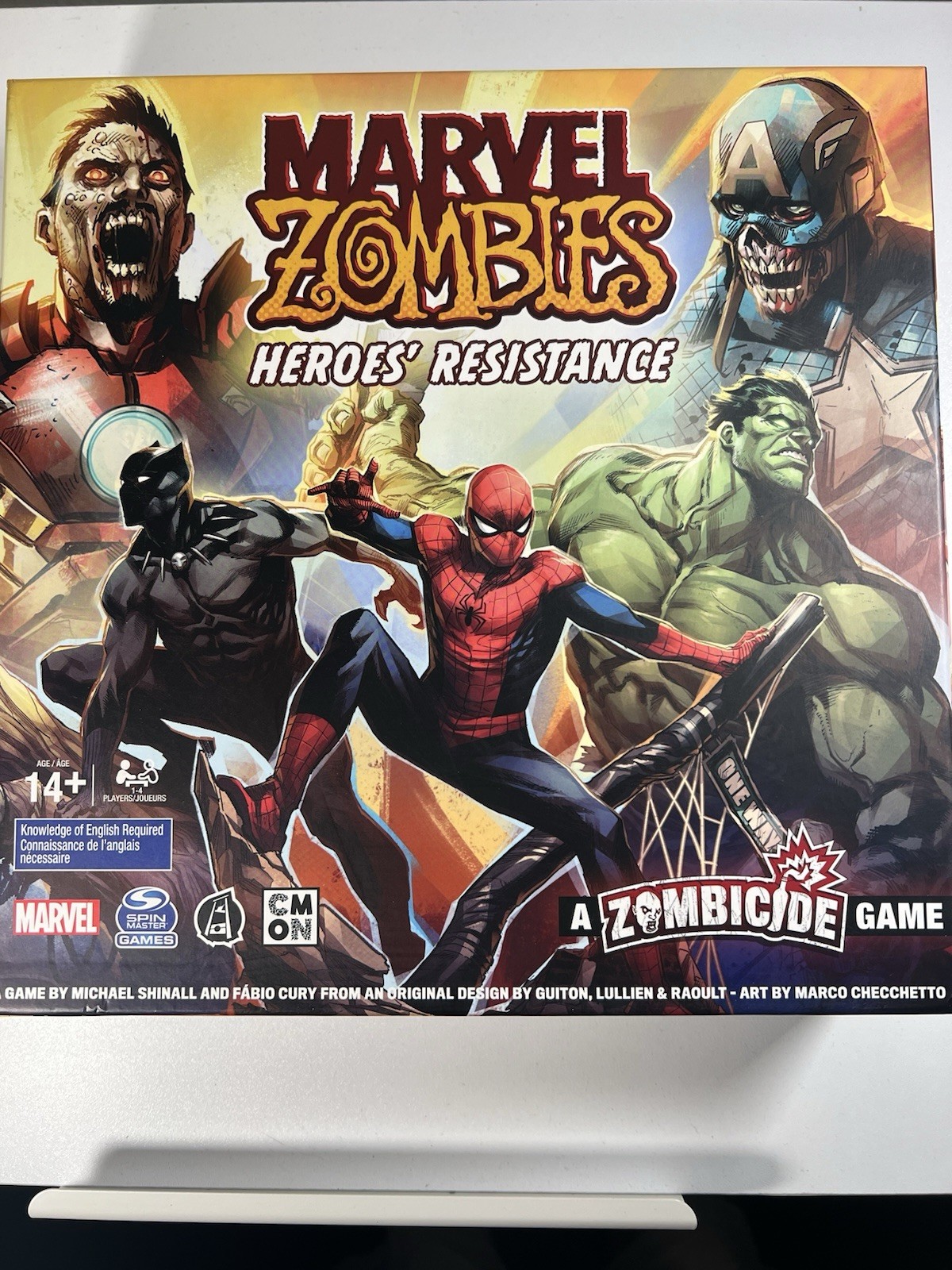 Marvel Zombies Heroes’ Resistance Zombicide Game New in Open Box