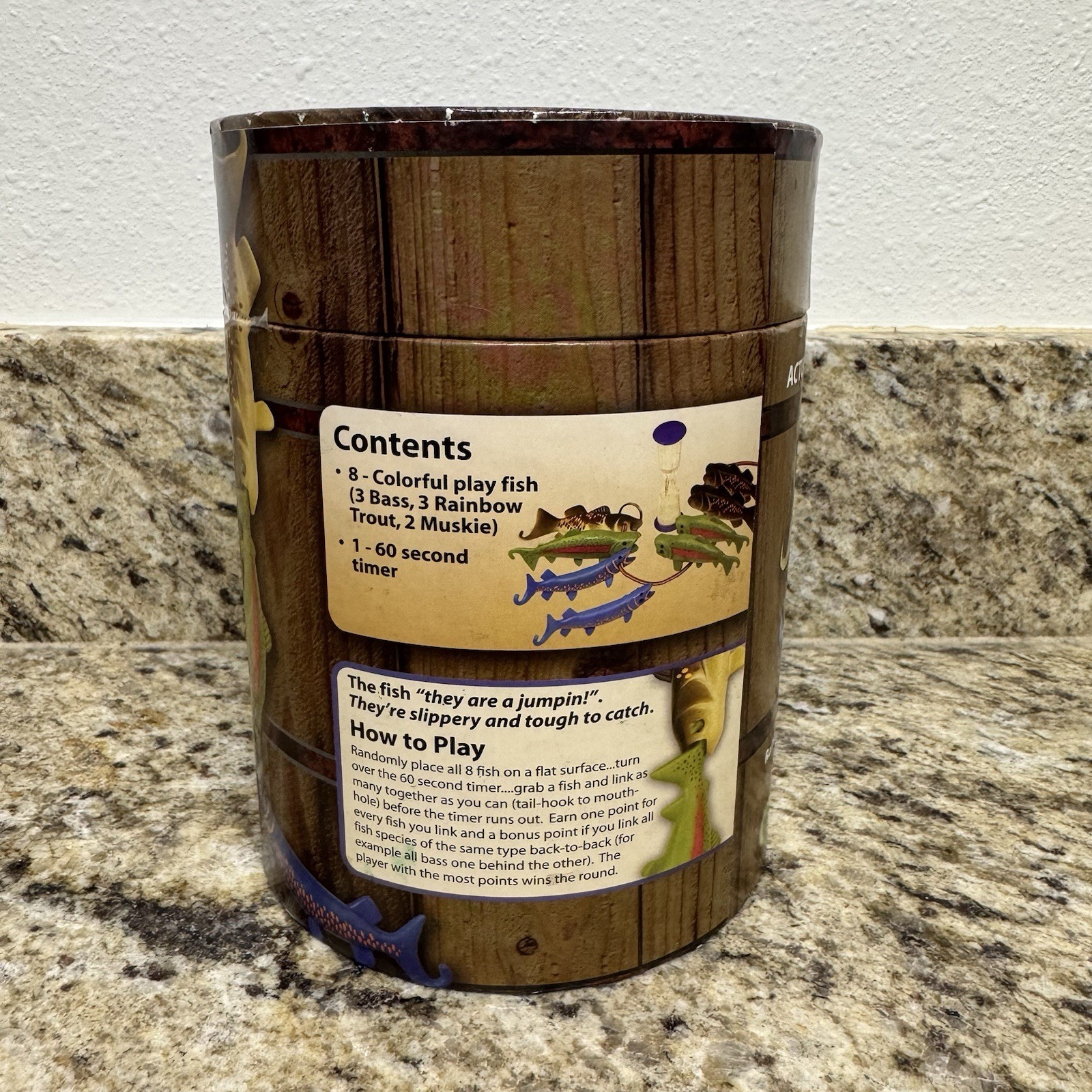 Fish in a Barrel The Fish-Linking Game ​Front Porch Classics Brand New Sealed