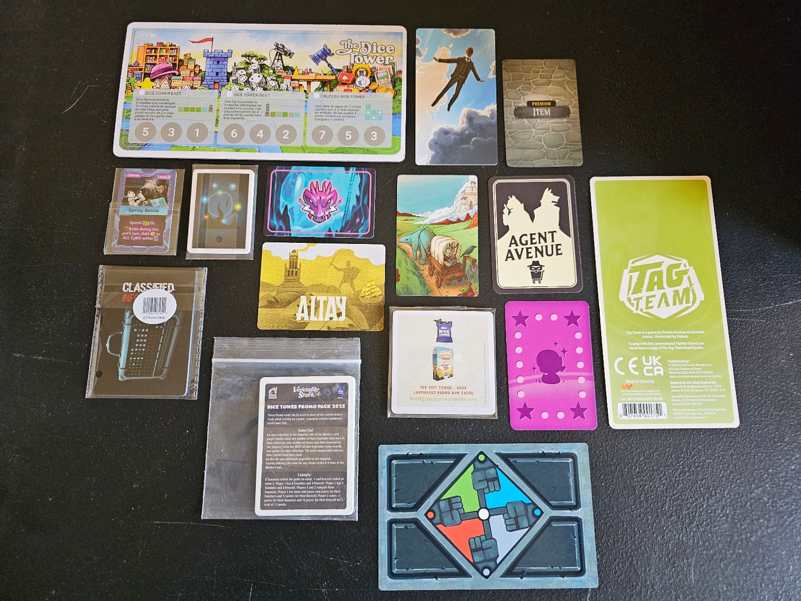 Dice Tower 2025 Promo Card/Expansion Collection – 15 Board/Card Games Included