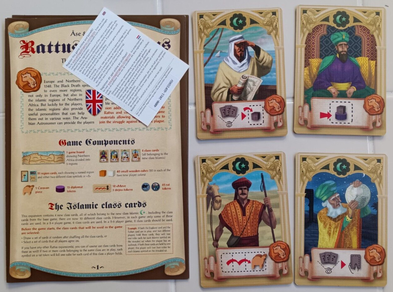 Rattus Africanus Game Expansion – Z-Man Games – COMPLETE, UNUSED