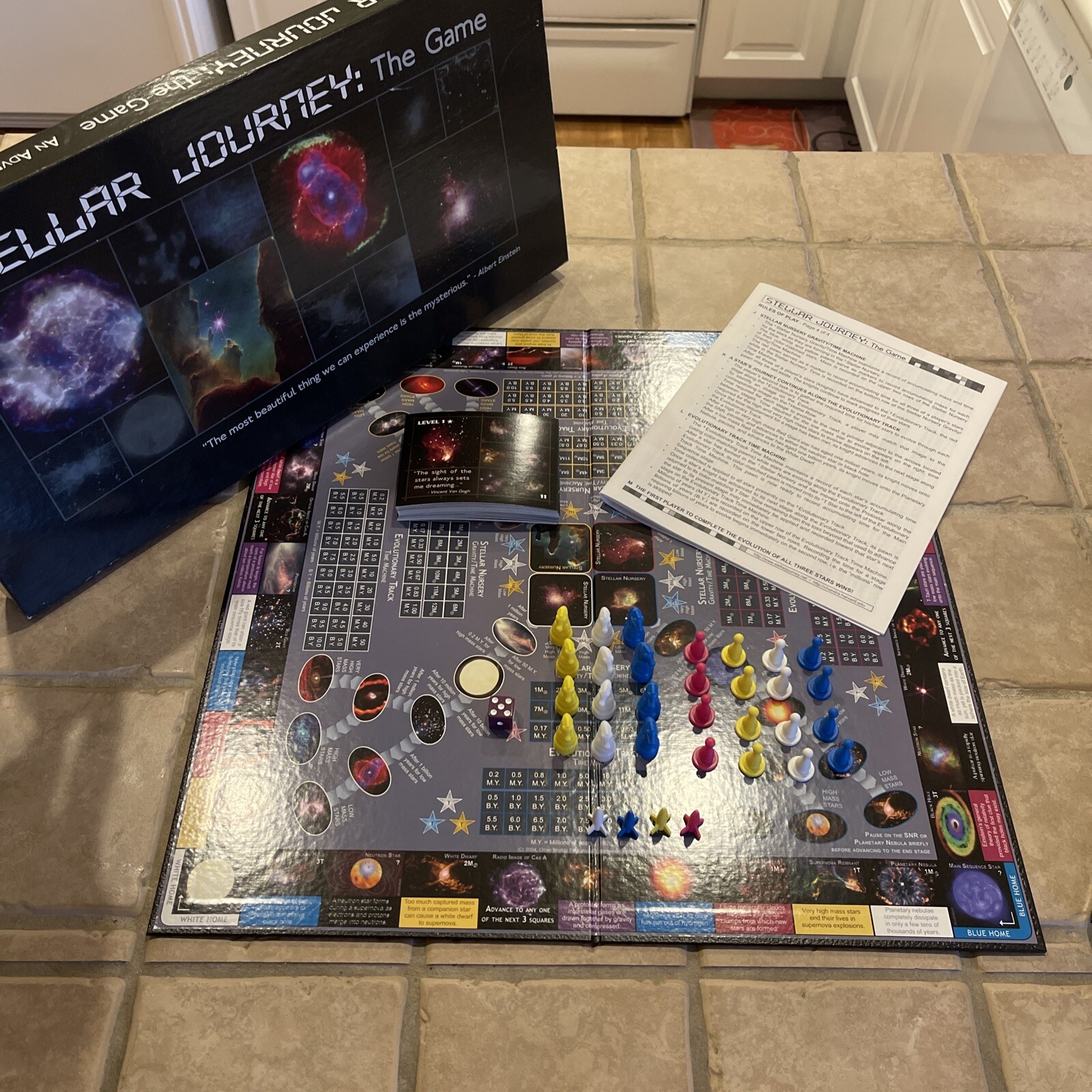 Stellar Journey The Game An Adventure in Space and Time Trivia Science Education