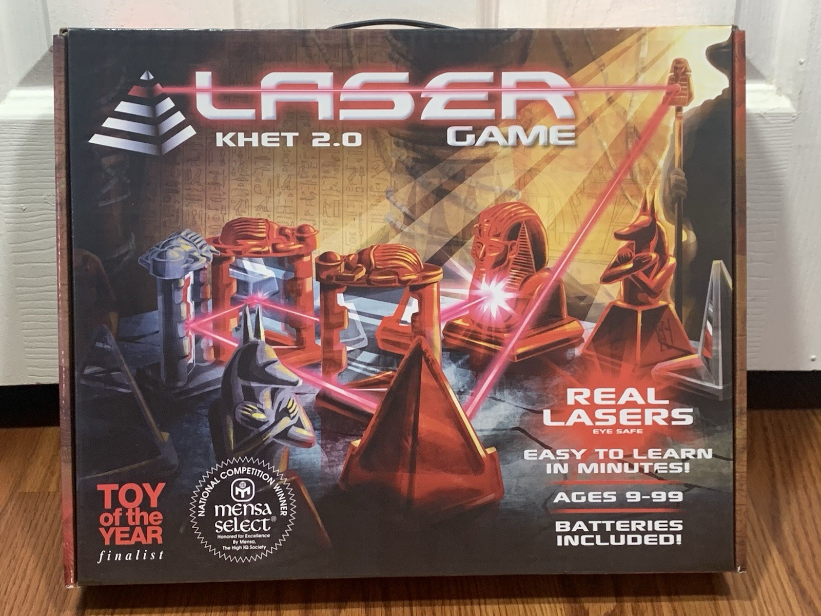 Laser Khet 2.0 Board Game Strategy Mensa ~ Tested With New Batteries!
