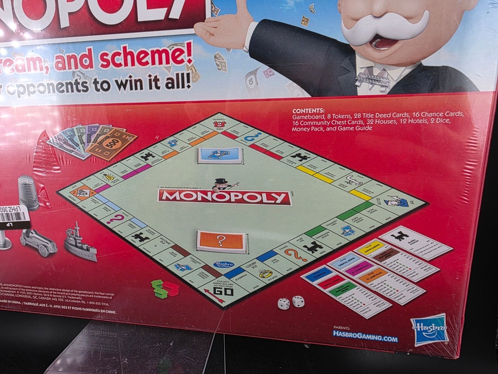 Monopoly Classic Board Game Hasbro Fast Dealing Property Trading Family Fun