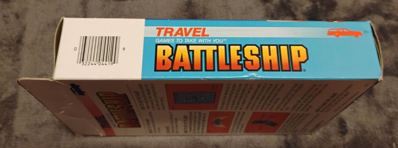 Vintage 1986 Travel Battleship Game New in Box Milton Bradley MB Classic