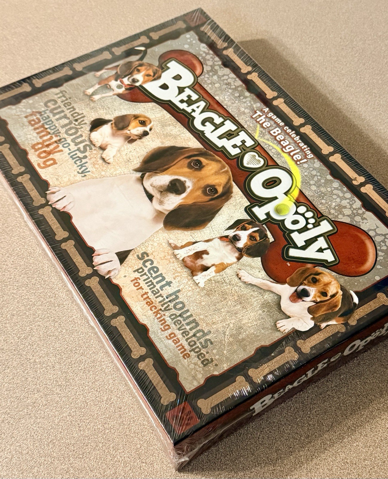 Beagle-Opoly Classic Board Game Dogs Late for the Sky NIB Sealed NEW