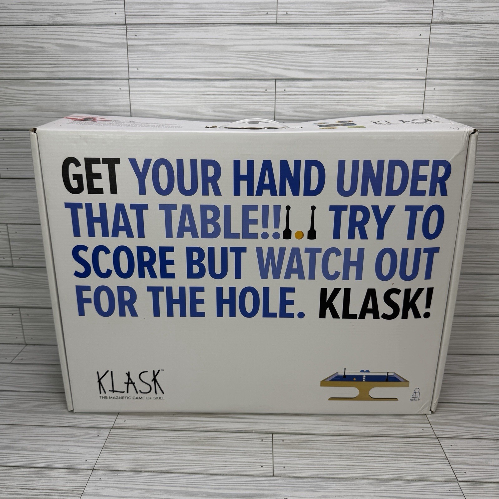 Klask Tabletop Board Game Complete Magnetic Foosball Hockey Battle Party Denmark
