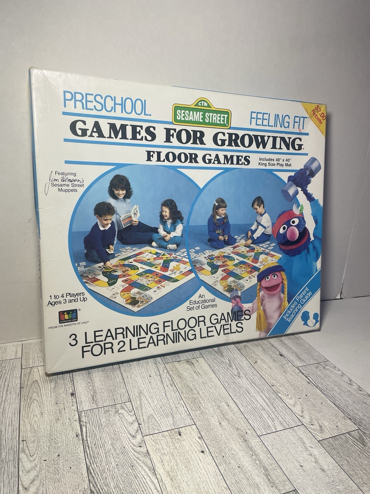 Sesame Street Games For Growing Preschool Floor Game Feeling Fit