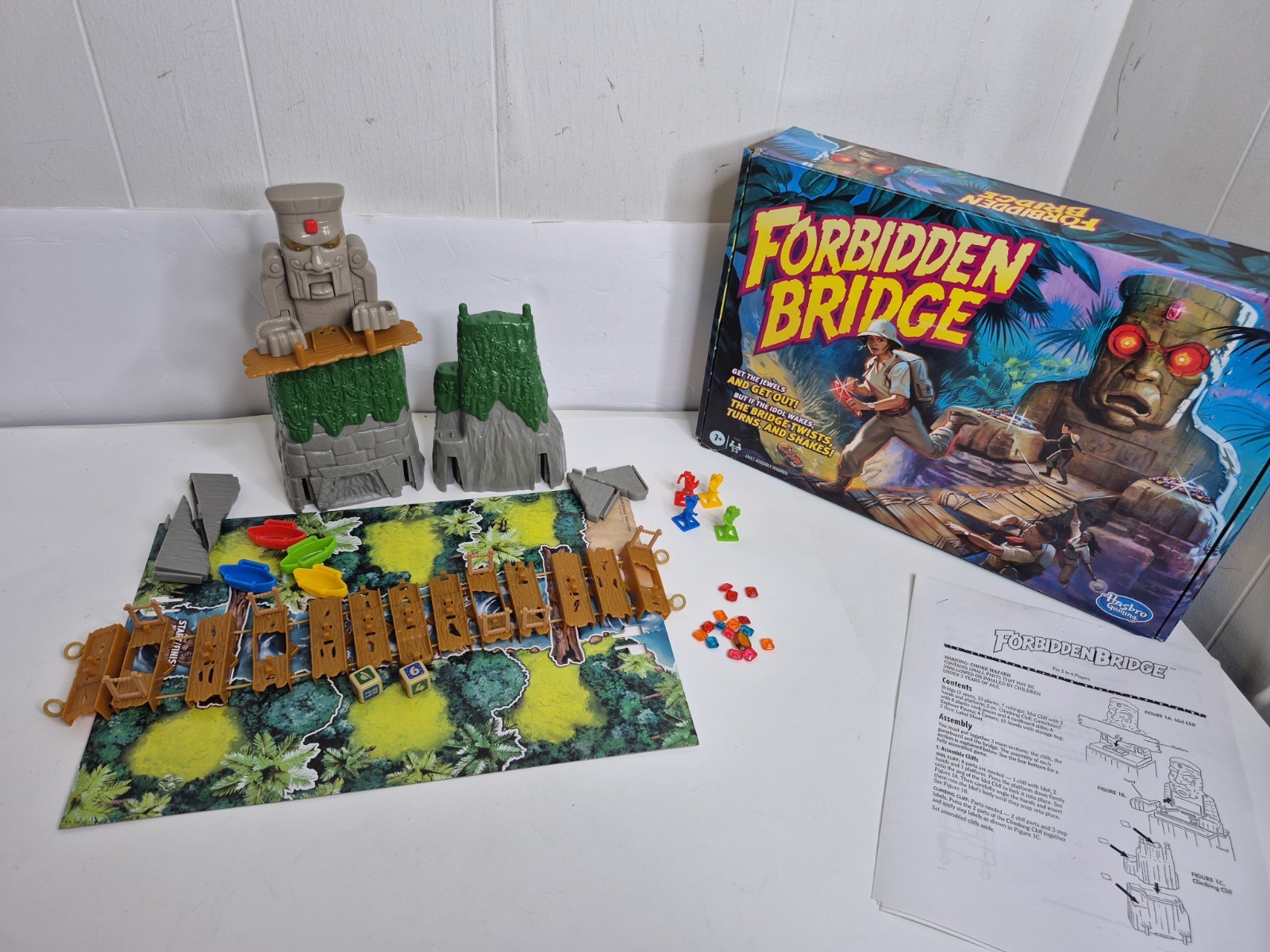 Hasbro Forbidden Bridge Board Game 2021 Complete But Some Replacement Parts READ