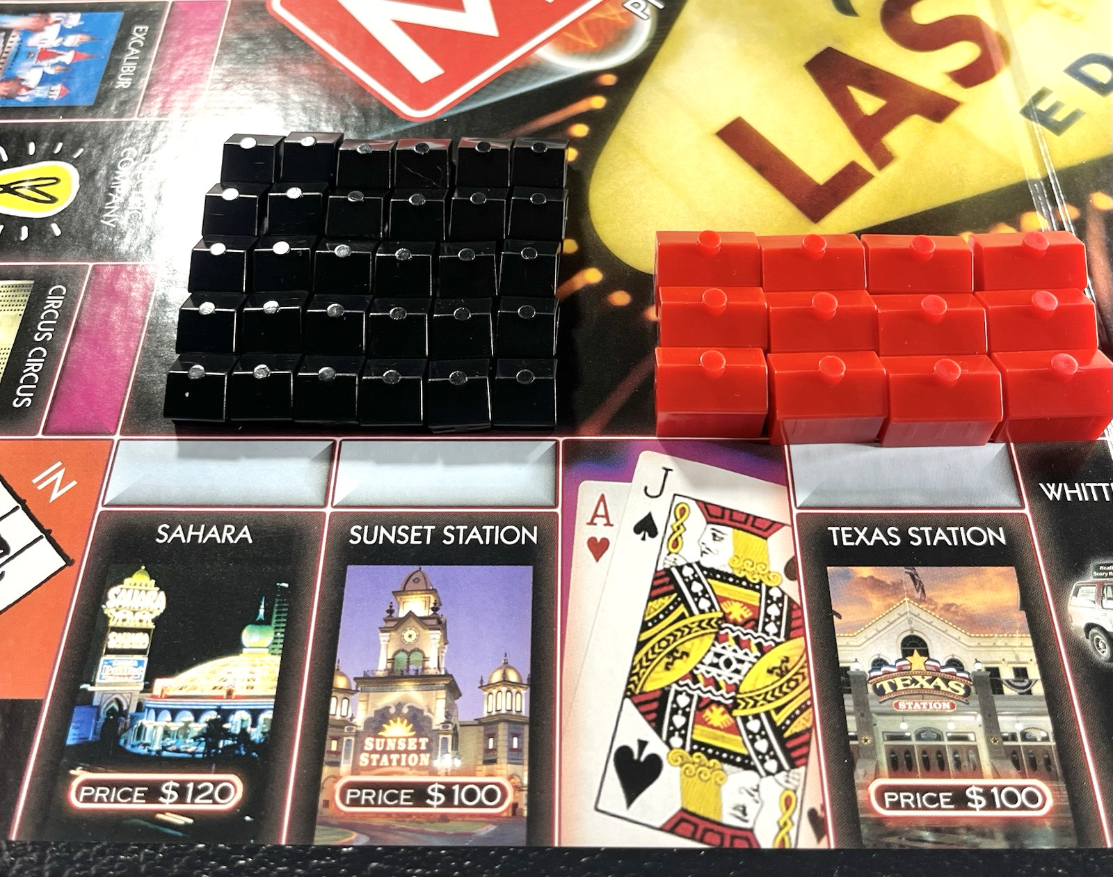 Monopoly Las Vegas Edition Parker Brothers Vintage 2000 Board Game Complete
