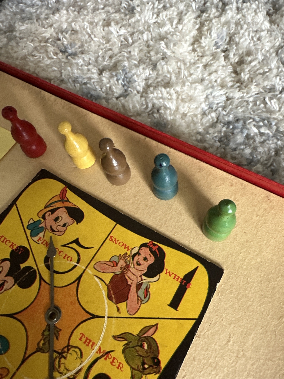 Vintage 1950s – 60s? Journey Through Disneyland Board Game Ontex No. 522 Scarce!