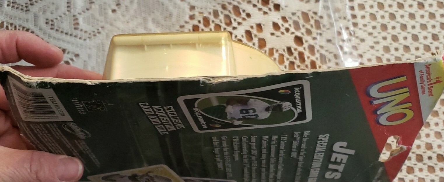 Uno New York Jets Edition Sababa Toys 2006 NEW SEALED Read