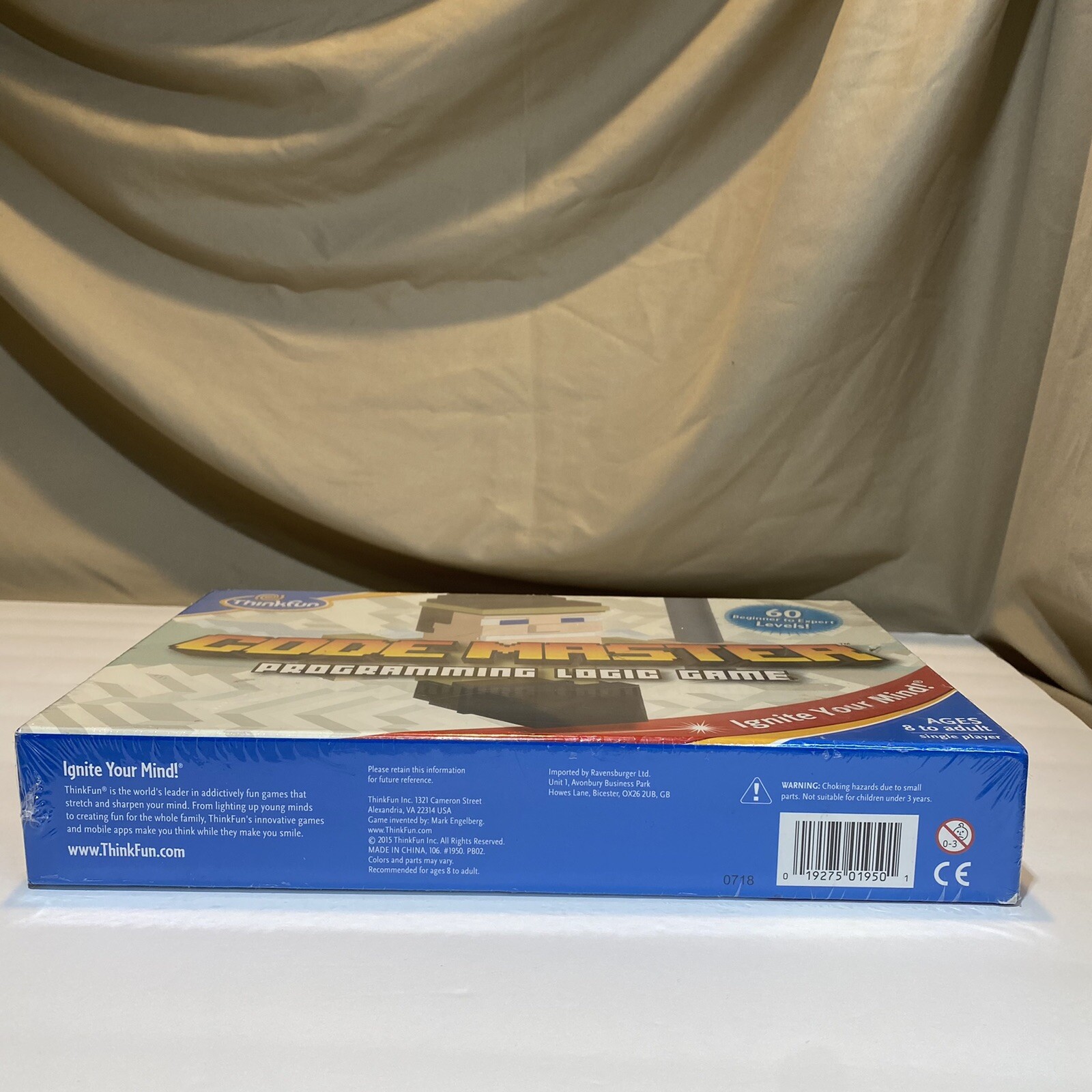 CODE MASTER PROGRAMMING LOGIC GAME BY THINKFUN 60 LEVELS TEACHES PROGRAMMING NEW