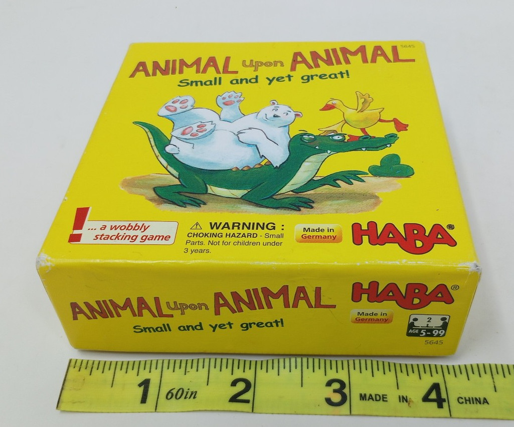 Haba Animal Upon Animal Game Wooden Stacking Zoo No Instructions Germany