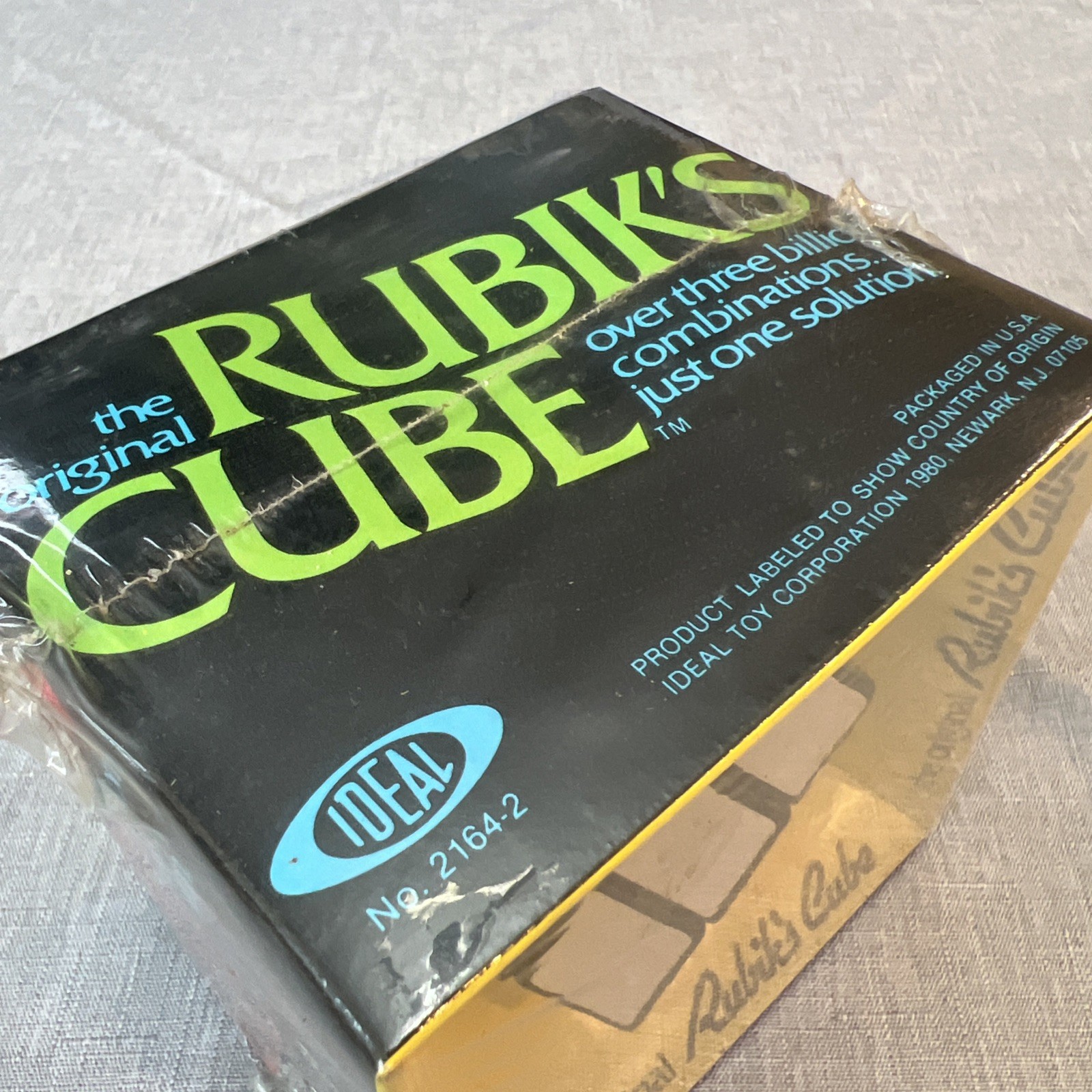 Vintage Ideal Original Rubik’s Cube in sealed Original Box ￼