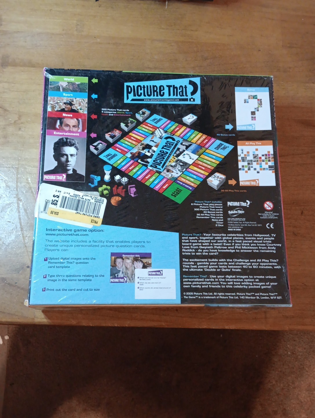 Picture That? The Visionary New Board Game Ultra Rare Borders Vintage SEALED NIB
