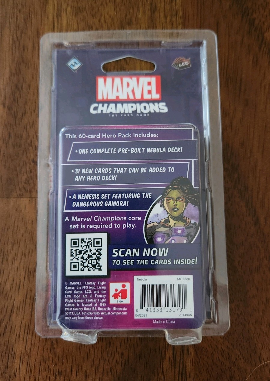 Marvel Champions Nebula Hero Pack BRAND NEW SEALED OOP Card Game Expansion